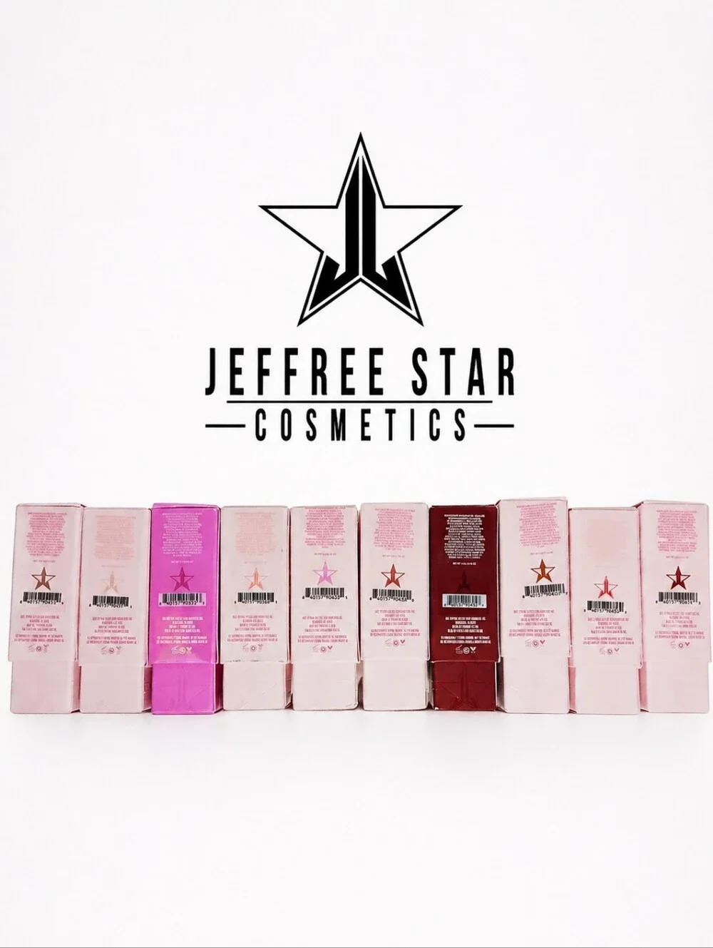 Jeffree Star Velvet Trap Lipsticks Bundle X10 Brand New Full Size